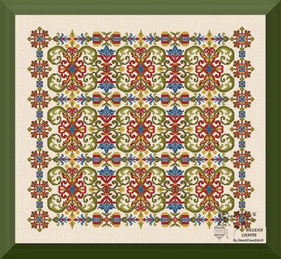 Vintage Ornament Cross Stitch pattern