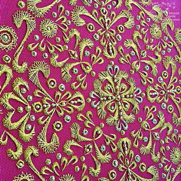Golden Ornament Embroidery