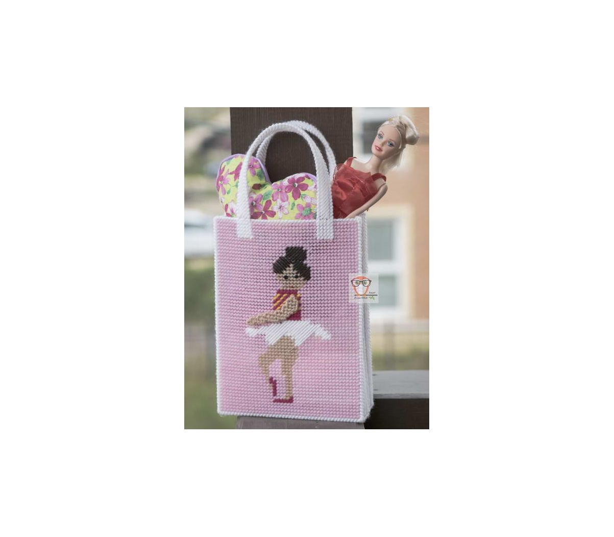 Ballerina purse plastic canvas pattern