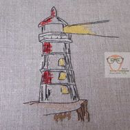 Old Lighthouse Free Cross Stitch Pattern