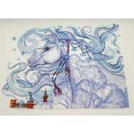 Winter Horse cross stitch design