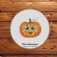 Funny Pumpkin 1 cross stitch pattern