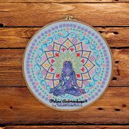 Harmony Buddha Yoga Embroidery pattern