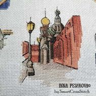 Russia -  Moscow cross stitch