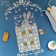 Sleeping Bunny Embroidery pattern
