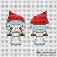 Snowman - Xmas Toys cross stitch pattern