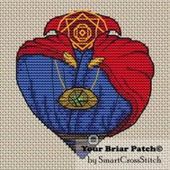 Doctor Strange Heart Cross stitch pattern