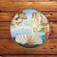 Venus by Sandro Botticelli cross stitch pattern