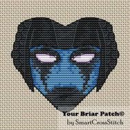 Ronan Heart Cross stitch pattern