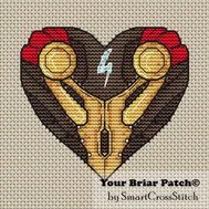 Tor Heart Cross stitch pattern