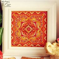 Orange & Yellow Ornament Embroidery pattern