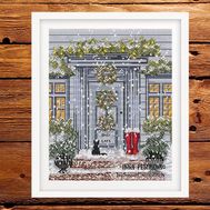Only Cats Home cross stitch pattern