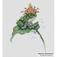 Frog Princess cross stitch
