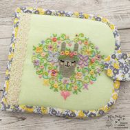 Alpaca and Flowers Embroidery Pattern