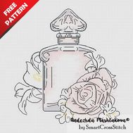 Мademoiselle Perfume free cross stitch