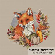 Autumn Fox cross stitch pattern