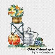 Autumn Still Life cross stitch pattern