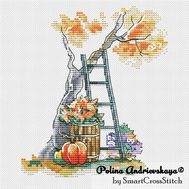 Autumn Tree cross stitch pattern