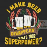 I make beer disappear cross stitch pattern