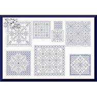 Blackwork Ornaments - Set of 8 embroidery patterns