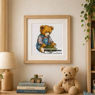 Teddy Bear Boy 2 cross stitch pattern