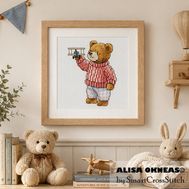 Teddy Bear Boy 1 cross stitch pattern