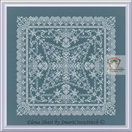 Ornament Embroidery pattern Whitework Lace 6