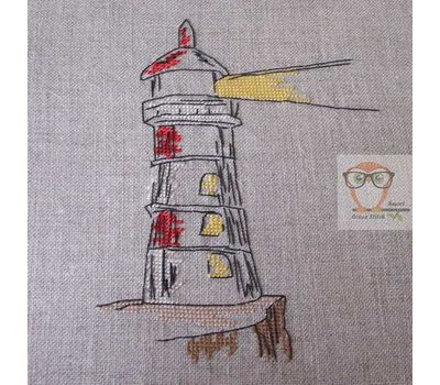Old Lighthouse Free Cross Stitch Pattern