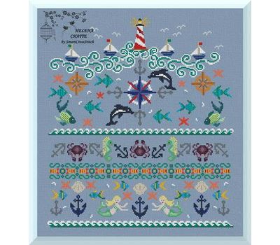 Sea Sampler cross stitch chart