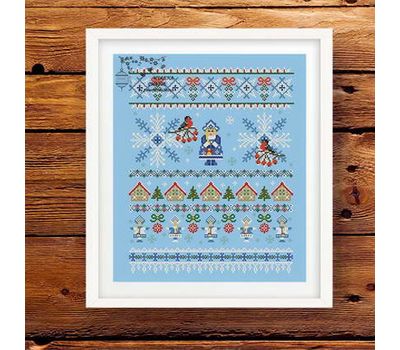 Snow Maiden Sampler cross stitch pattern