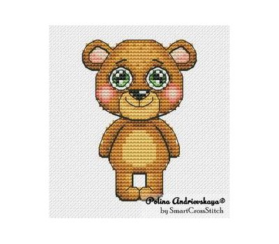 Teddy Bear cross stitch chart