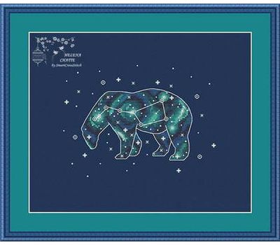 Ursa Major Bear cross stitch chart