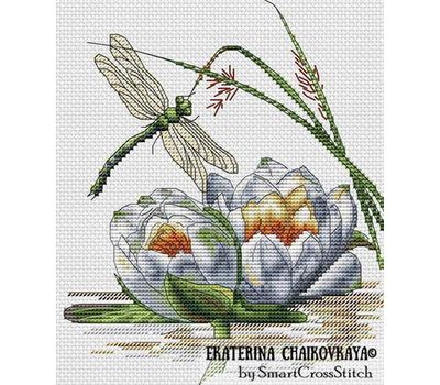 Water Lillies cross stitch chart