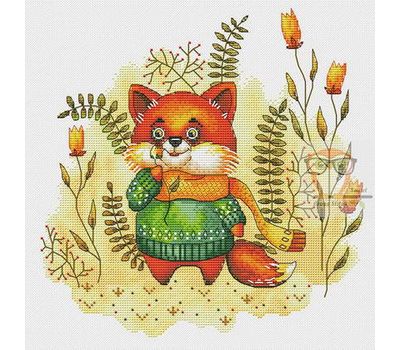 Autumn Fox cross stitch chart