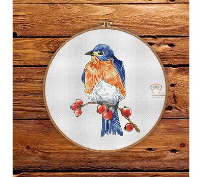 Bird #7 cross stitch pattern