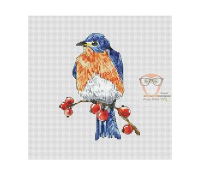 Bird #7 cross stitch chart