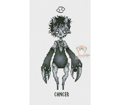 Cancer cross stitch chart