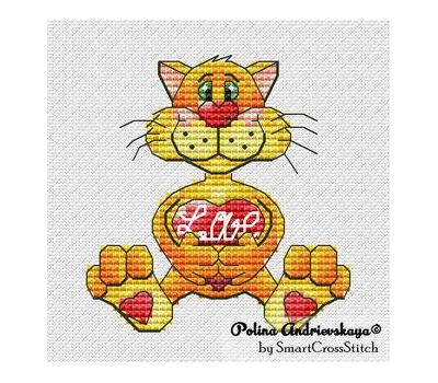 Love cat 2 cross stitch chart
