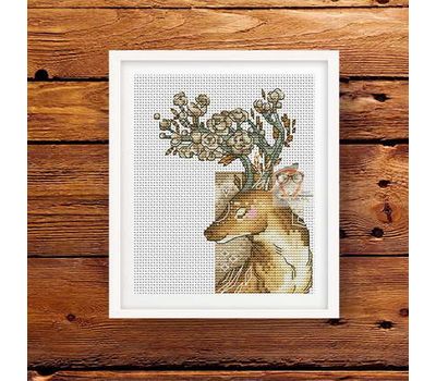 Deer5 cross stitch pattern