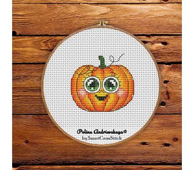 Funny Pumpkin 1 cross stitch pattern