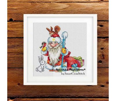 Santa cross stitch pattern