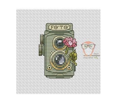Spring Camera cross stitch chart
