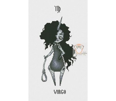 Virgo cross stitch chart