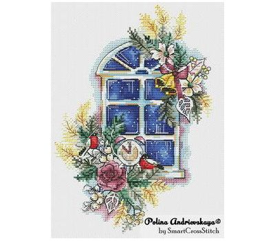 Winter Window cross stitch chart