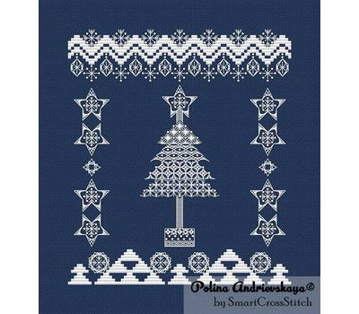 Xmas Tree Ornament cross stitch pattern