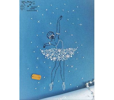 Ballerina and Stars Embroidery Pattern