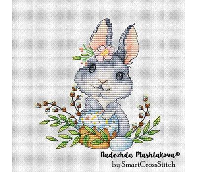 Spring Bunny #4 cross stitch chart