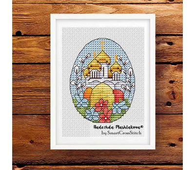 Easter Egg cross stitch chart