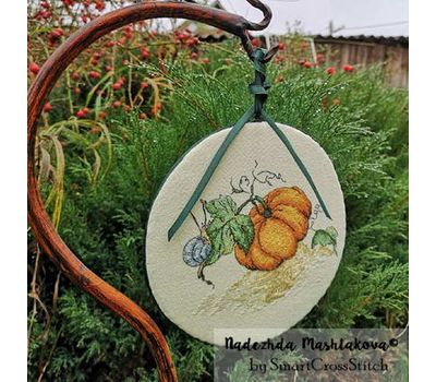 Pumpkin Sampler cross stitch design