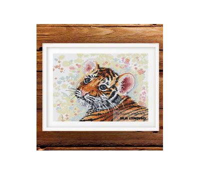 Tiger Cub Free cross stitch pattern